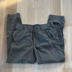 Abercrombie & Fitch Green Loose Pull-On Pants